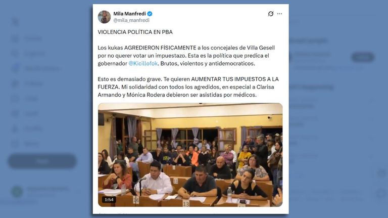 Posteo VIOLENCIA POLÍTICA EN PBA 05052026