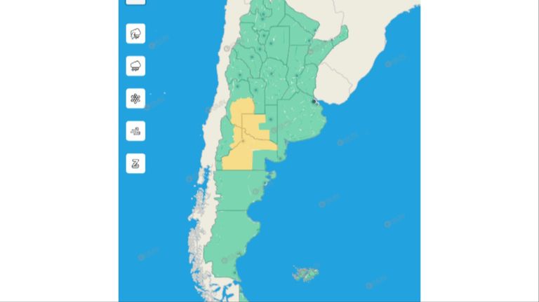 Alerta amarilla lunes 10 de noviembre