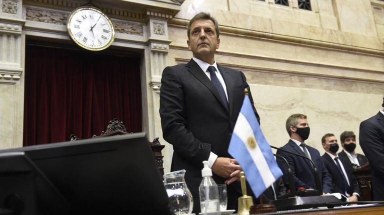 Sergio Massa, titular de la Cámara de Diputados de la Nación.