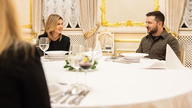 Olena Zelenska y Zelenski 20220629