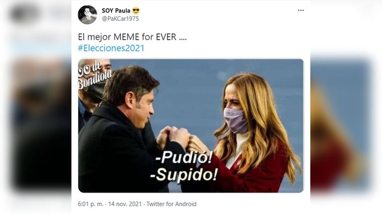 Legislativas 2021 Memes por los resultados de las elecciones 20211114