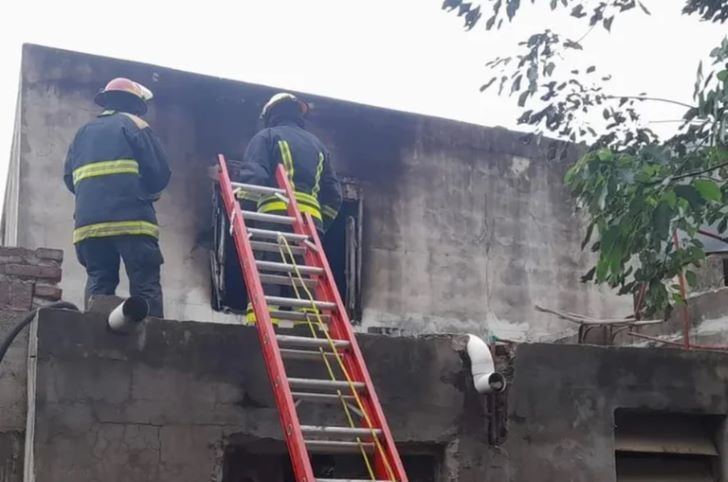 Incendio en la habitación de Aralí