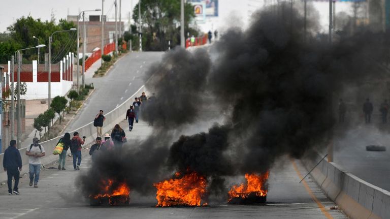 Manifestaciones en Perú