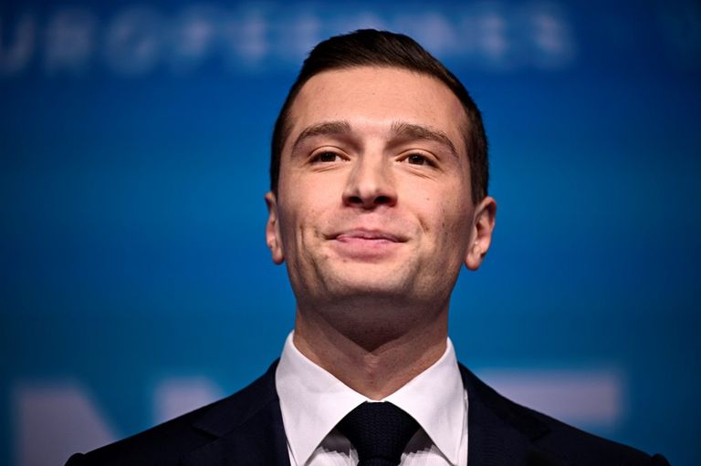 El líder del partido ultraderechista, Jordan Bardella.