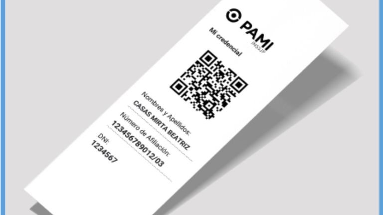 Credencial provisoria PAMI