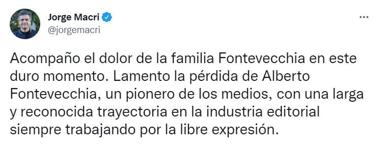 Alberto Fontevecchia mensajes 20220910
