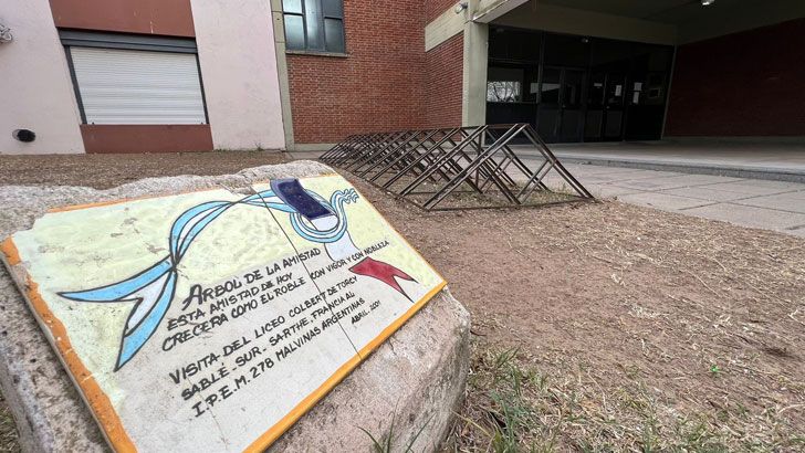 La escuela a la que asistía Joaquín con su amigo.