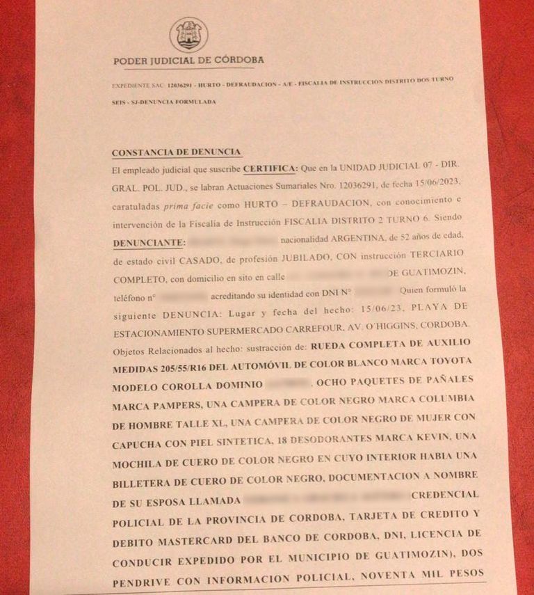Los policías hicieron la denuncia en la Unidad Judicial 7.