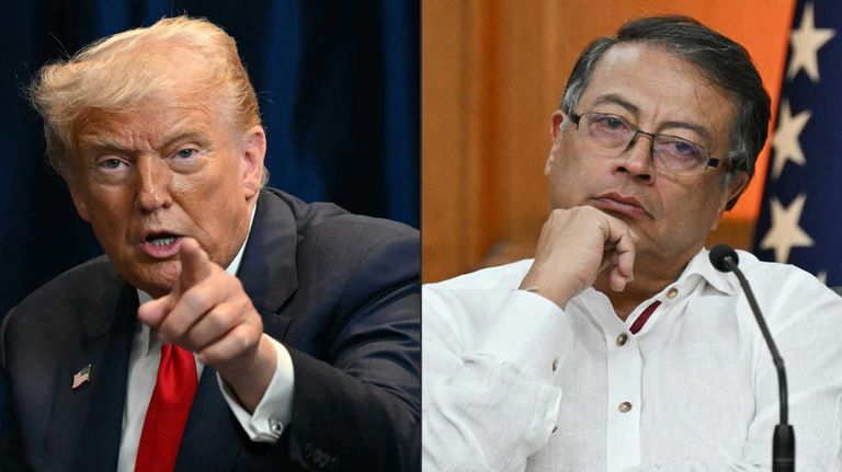 Donald Trump y Gustavo Petro 20260107