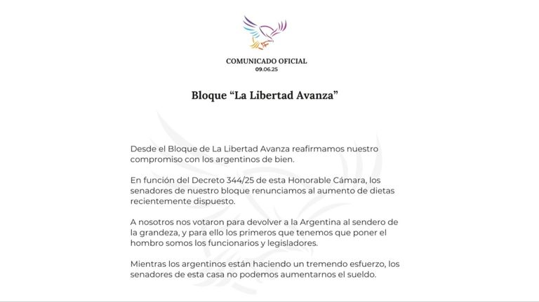 comunicado oficial senadores lla 11062025