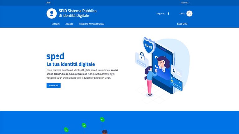 Sistema Público de Identidad Digital Italiano.