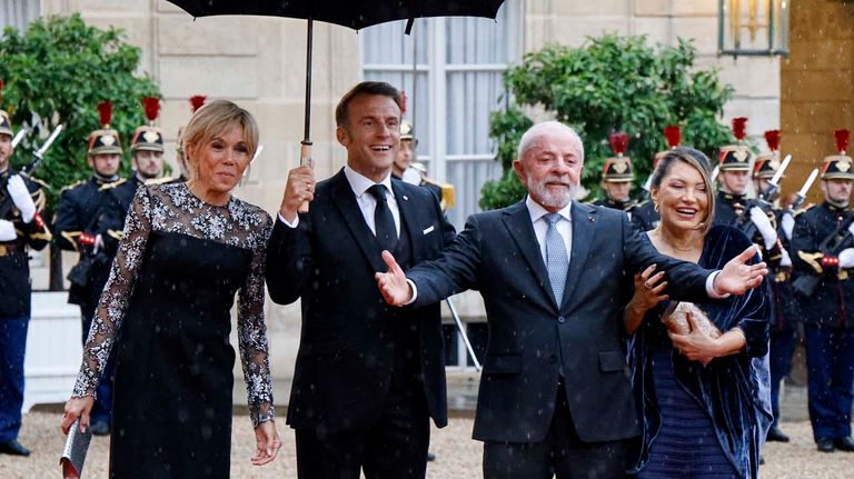 Lula Da Silva y Emmanuel Macron20250605