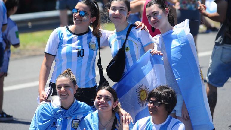 Festejos por el campeonato mundial