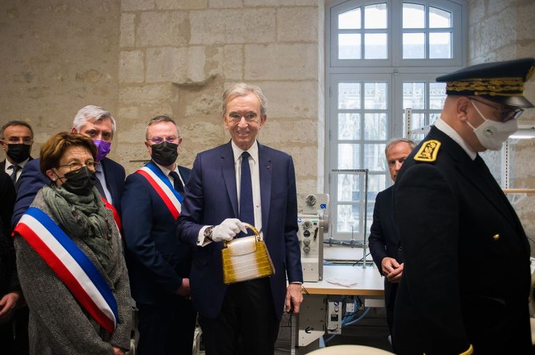 LMVH Chairman Bernard Arnault Inaugurates The Atelier Louis Vuitton de Vendome
