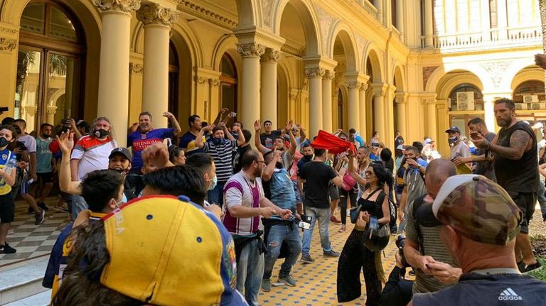 La muerte de Maradona