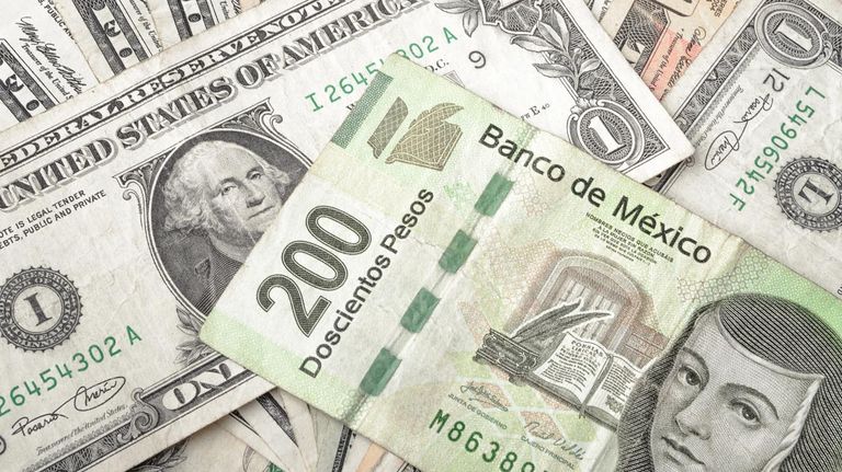 PESO MEXICANO A DÓLAR