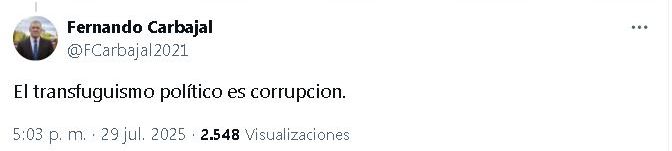 Tuit Fernando Carbajal