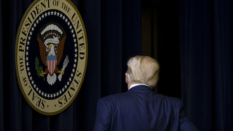 Donald Trump, presidente saliente de los Estados Unidos.