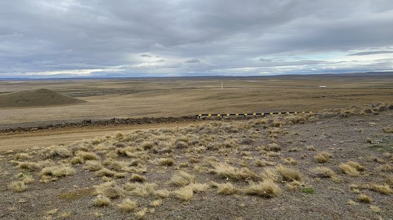 Tierras donde se instalará el parque eólico y planta de hidrógeno verde en Río Grande