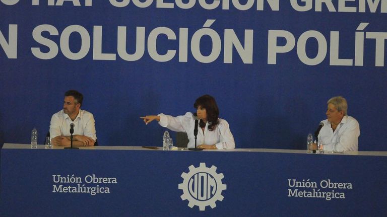 Cristina Fernández de Kirchner acto de la UOM en Pilar 20221104