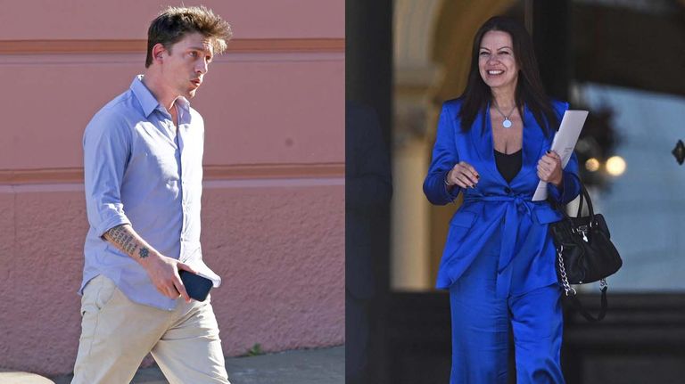 Santiago Caputo y Sandra Pettovello 20240525