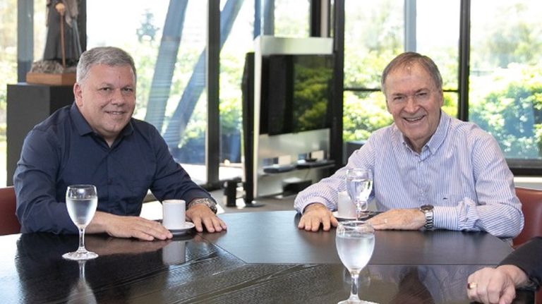 Benedetti junto a Schiaretti