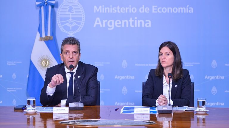 Sergio Massa y Fernanda Raverta
