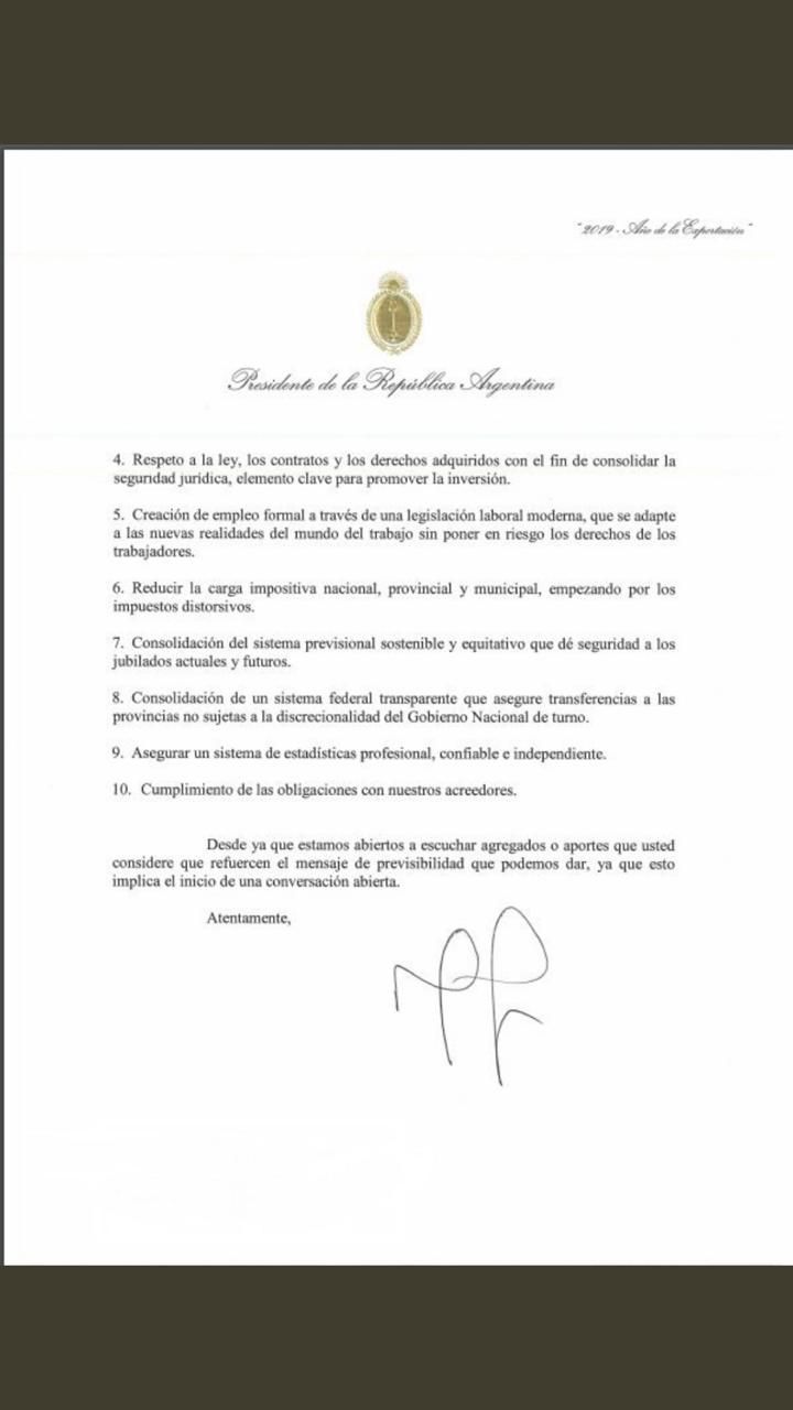 10 puntos macri