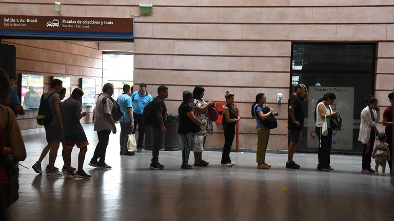 filas en el AMBA para registrar la SUBE