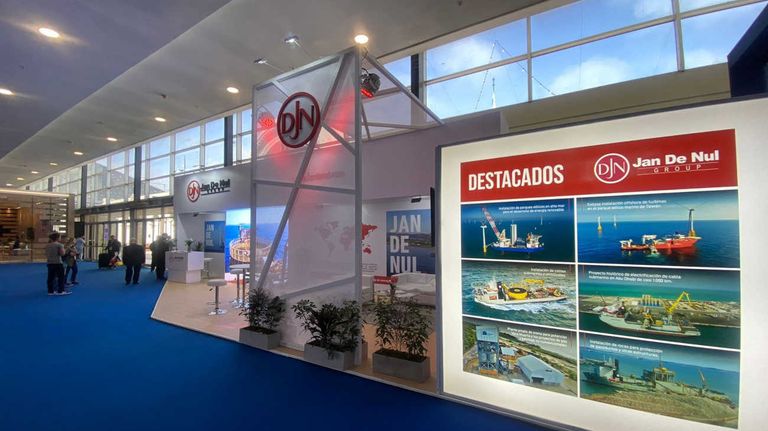 Stand de Jan de Nul en Oil & Gas 2023