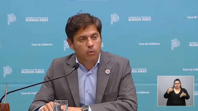 Axel Kicillof anuncia desdoblamiento elecciones