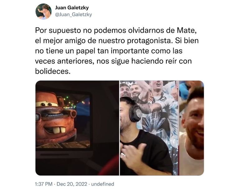 Paralelismo entre Messi y Cars 3 20221222