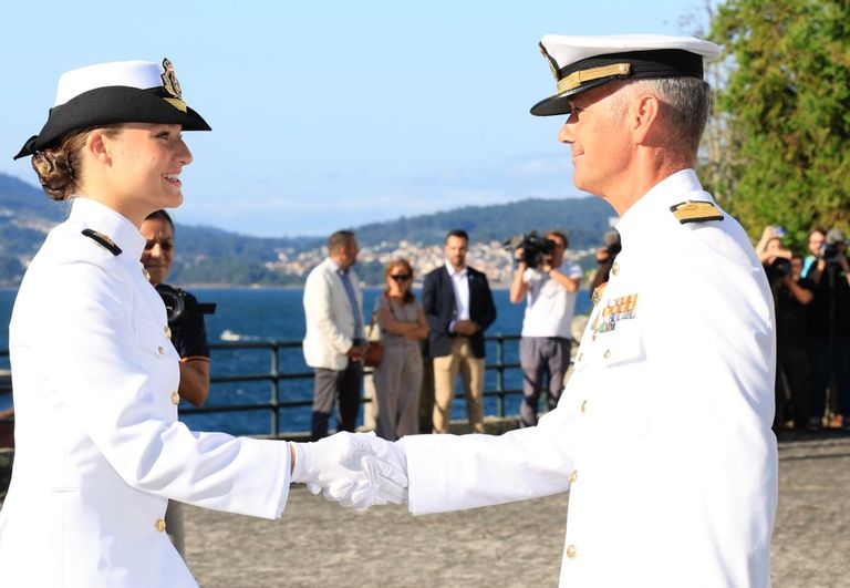 La Princesa Leonor ingresó en la Escuela Naval