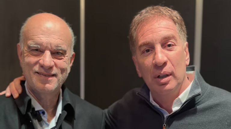 Néstor Grindetti y Diego Santilli