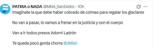 Algunas de las respuestas de X al