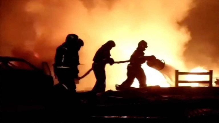Rusia incendio en una estación de servicio 20230815