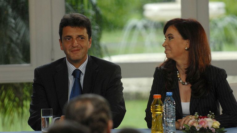 Archivo. Cristina y Massa: este sábado volverán a mostrarse juntos.