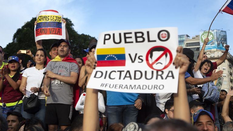 20190123 Protestas por Venezuela en Buenos Aires