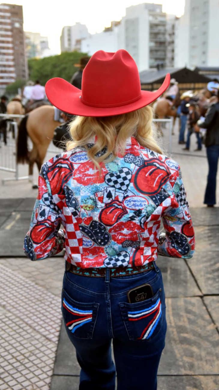 Rodeo organizado por la Embajada de USA, en La Rural
