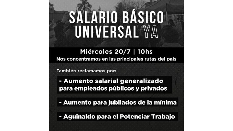 Protesta convocatoria