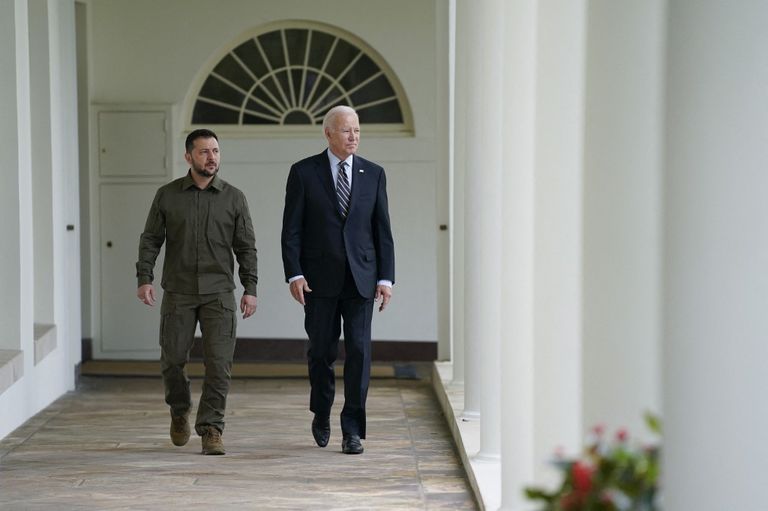Joe Biden y Volodimir Zelenski 20230922
