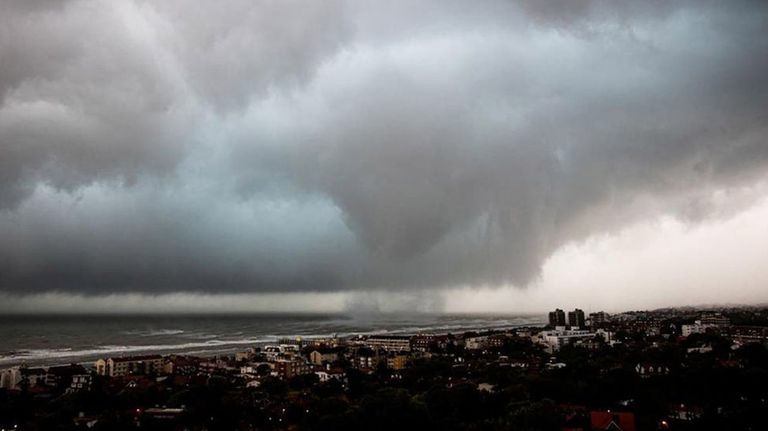 tormenta en la costa atlantica 20210909