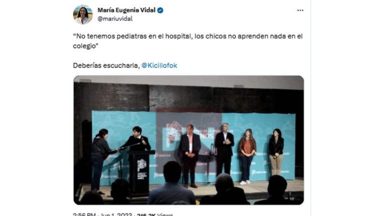 Incidente Kicillof tuits 20230601