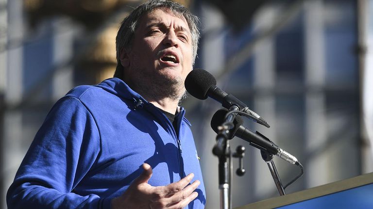 Máximo Kirchner en el acto por el 17 de octubre 20221017