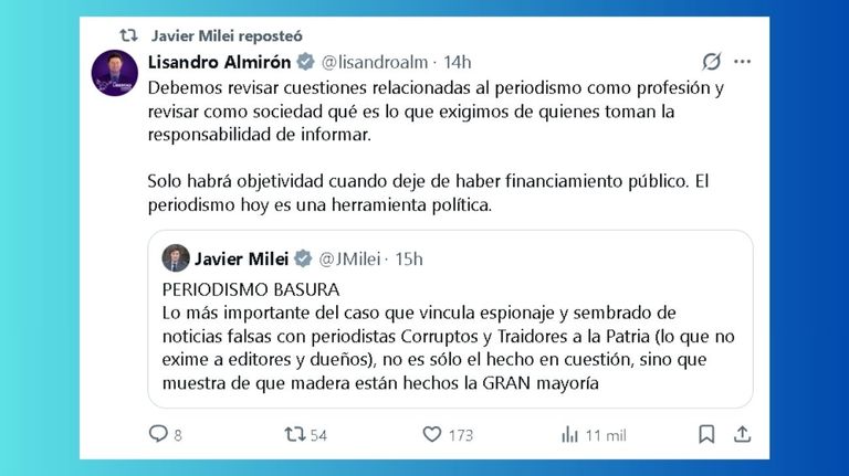 Lisandro Almirón y la objetividad periodística