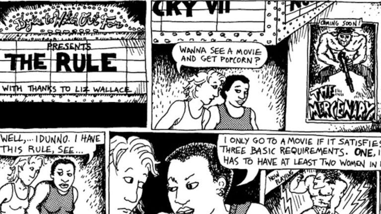Cómic de Alison Bechdel