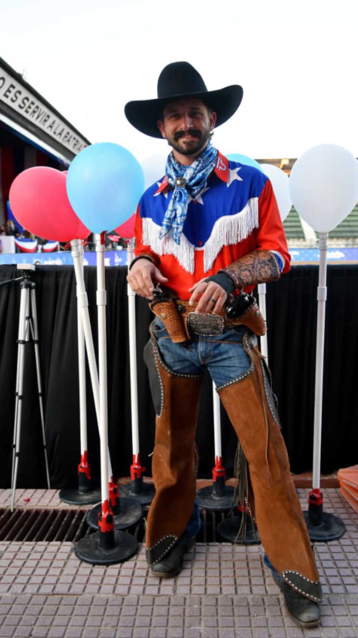 Rodeo organizado por la Embajada de USA, en La Rural