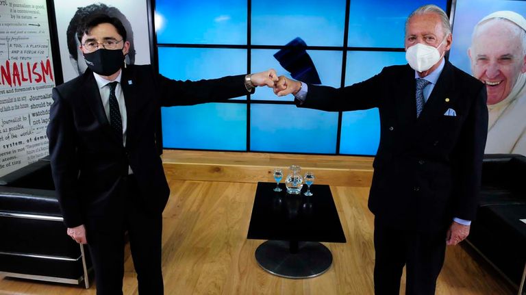 Daniel Funes de Rioja, en la entrevista con Jorge Fontevecchia.