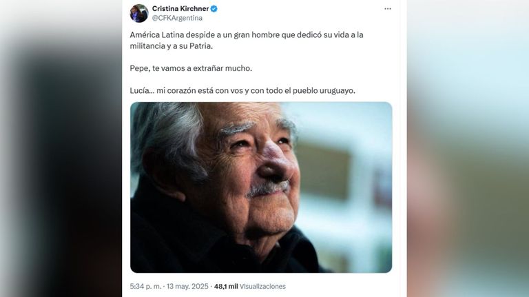 Tweets muerte pepe mujica