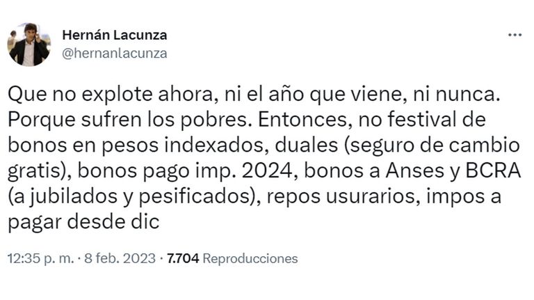 Mensajes por Twitter